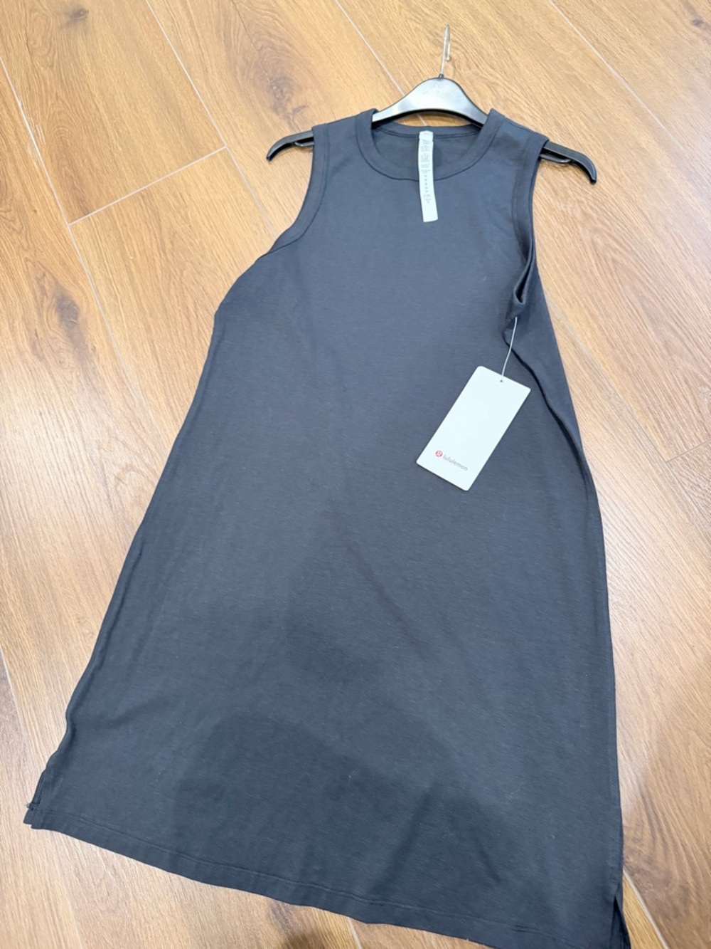 New Lululemon Classic-Fit Cotton-Blend Dress size 6 color black